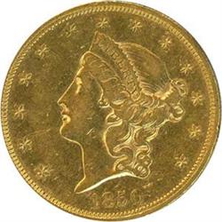 1850 $20 AU50