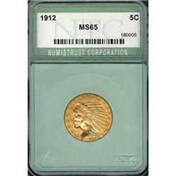 1912 $5 MS64 (Numistrust MS65)