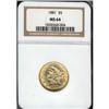 Image 1 : 1881 $5 NGC MS64