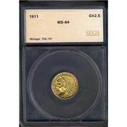 1911 $2.50 MS63