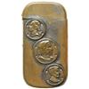 Image 1 : c. 1893 Cigarette Lighter, Silver-Plated Brass, Very Fine.