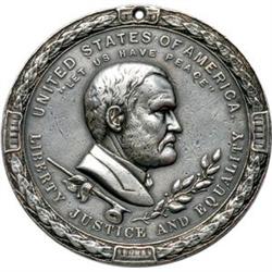 1871, Ulysses S. Grant Indian Peace Medal, Struck at the United States Mint in Silver.