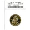 Image 1 : 2000-S Sac $1 ANACS PF65 Heavy Cameo.