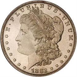 1882 $1 NGC PF63 Cameo