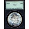 Image 1 : 1885 $1 PCGS MS64