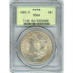 1883-O $1 PCGS MS64