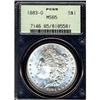 Image 1 : 1883-O $1 PCGs MS65