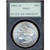 Image 1 : 1881-S $1 PCGS MS65