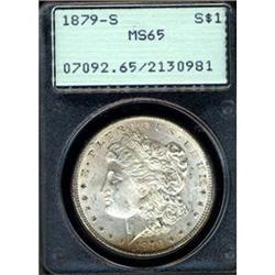 1879-S $1 PCGS MS65