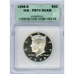 1998-S 50c ICG PF70DCAM