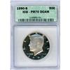 Image 1 : 1990-S 50c ICG PF70DCAM