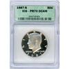 Image 1 : 1987-S 50c ICG PF70DCAM
