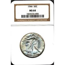 1944 50c NGC MS64
