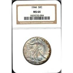 1944 50c NGC MS64