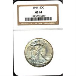 1944 50c NGC MS64