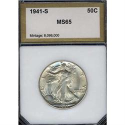 1941-S 50c MS64 (PCI MS65)