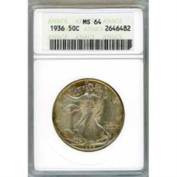 1936 50c ANACS MS64