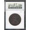 Image 1 : 1873-CC 50c ANACS VF20
