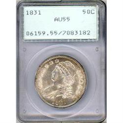1831 50c PCGS AU55