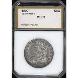 1827 50c MS60+ (PCI MS63)