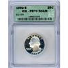 Image 1 : 1992-S Silver 25c ICG PF70DCAM
