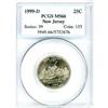 Image 1 : 1999-D New Jersey 25c PCGS MS66