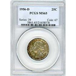 1956-D 25c PCGS MS65