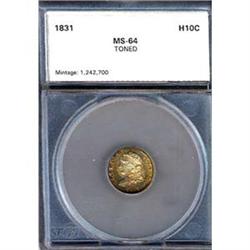 1831 Half Dime MS64