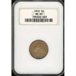 1912 5c NGC MS65