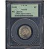Image 1 : 1883 NC 5c PCGS MS66