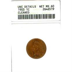 1903 1c ANACS Net MS60