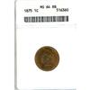 Image 1 : 1875 1c ANACS MS64RB