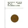 Image 1 : 1864 Bronze 1c ANACS AU50