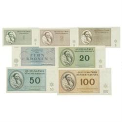 A Complete Set of January 1, 1943 Notes from the Concentration Camp at Theresienstadt