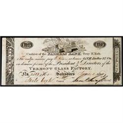 Salisbury, VT, The Vermont Glass Factory, $1.75 Third Series.