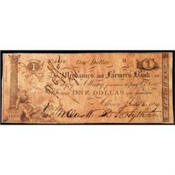 Albany, NY, The Mechanics & Farmers Bank, $1, Fine.