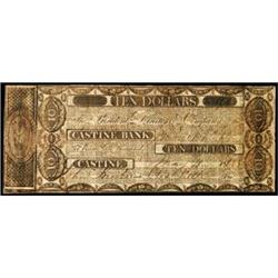 Castine, MA, The Castine Bank, $10, Choice Very Fine.