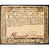 Image 1 : Maryland, August 14, 1776, $8, Choice Extremely Fine.