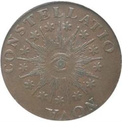 1785 Nova Constellatio Copper, Pointed Rays / Large US, PCGS graded AU-50.