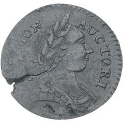 1787 VT Copper, "Britannia" Reverse, Ryder-13, EF+ to About Uncirculated-50.