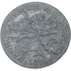 1786, VT Copper, Landscape Type, "VERMONTENSIUM," Ryder-6, details of Extremely Fine.