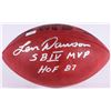 Image 1 : Len Dawson Signed Official NFL Game Ball Inscribed "SB IV MVP"  "HOF 87" (Radtke COA)