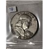 Image 1 : 1961 D Silver Franklin Half Dollar Nice Early US Coin