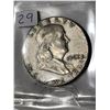 Image 1 : 1962 D Silver Franklin Half Dollar Nice Early US Coin