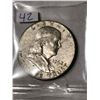 Image 1 : 1962 D High Grade Silver Franklin Half Dollar Nice Early US Coin