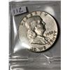 Image 1 : 1963 D Silver Franklin Half Dollar Nice Early US Coin