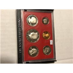 1981 S US Proof Set Kennedy Half Quarter Nickel Dime Nickel and Pennyno box