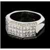 3.50 ctw Diamond Ring - 14KT White Gold