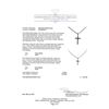 Image 3 : 6.2 ctw Diamond Necklace - 14KT Gold And Black Rhodium