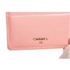 Image 9 : Chanel Pink Leather CC Logo Bifold Wallet